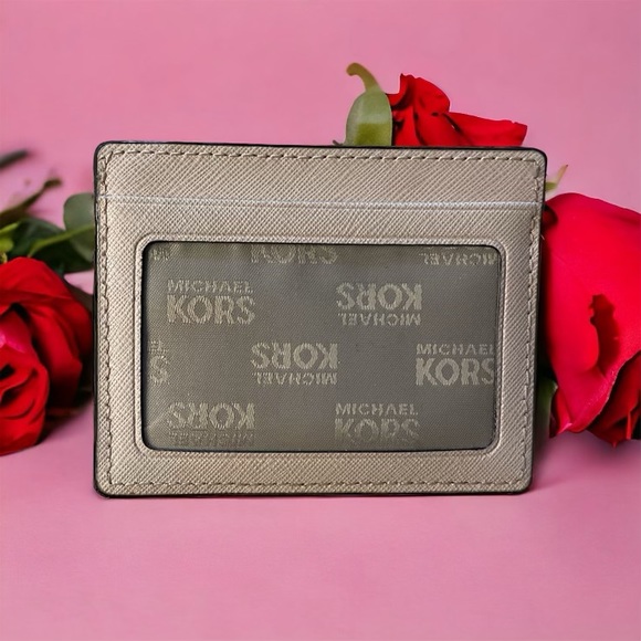 Michael Kors Pink Card Holder/Wallet/ID window - Picture 2 of 2